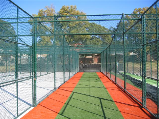 Cricket nets - Green PVC chainwire