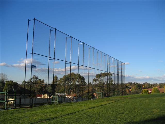 Chainwire Black PVC Sporting oval barrier